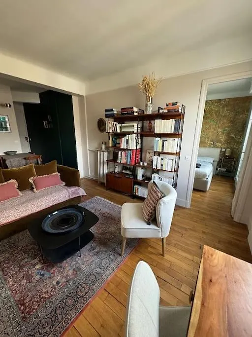 Charmant Appartement Parisien Vue Sur Tour Eiffel Γαλλία